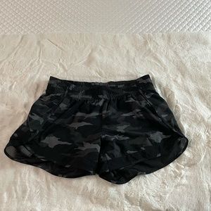 Athleta Mesh Racer Run Shorts
